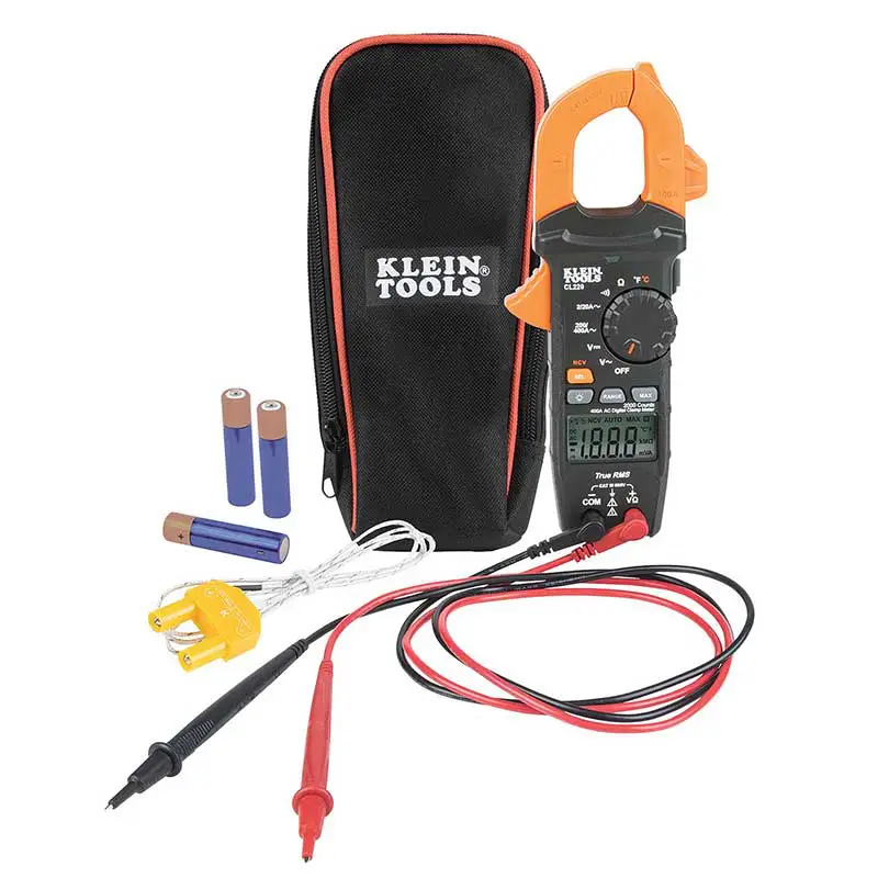 MULTÍMETRO DE GANCHO 400 A CA+TEMPE+TRMS