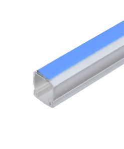 CANALETA PLASTICA 12X12MM 1 VIA 2.M L C/ADHESIVO