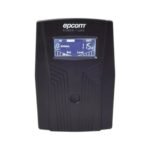 UPS Epcom EPU600LCD - 600VA/360W, Entrada y Salida 120VCA, Regulador, Color Negro
