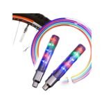 Pack de 2 Luces LED Multicolor para Válvula de Llantas - Compatible con Bicis, Motos y Autos