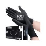 Guantes de Nitrilo y Vinilo - Sin Látex, Sin Polvo, Colores Azul y Negro