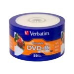 Discos Vírgenes Verbatim DVD-R - 16x, Pack de 50 Discos, Modelo 97176
