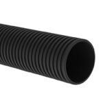 Tubo Corrugado PTM 12" (30cm) × 6m - Sistema Integral para Desagüe Municipal, Conducción de Fluidos y Reconstrucción Profesional de Tramos Viales Dañados