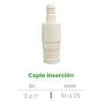 Cople de Inserción Conekta 2 a 1" - Alta Calidad y Fiabilidad - cp21 - Compatible con Sistemas Profesionales