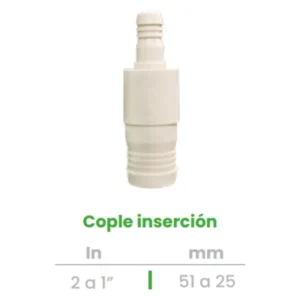 Cople de Inserción Conekta 2 a 1" - Alta Calidad y Fiabilidad - cp21 - Compatible con Sistemas Profesionales