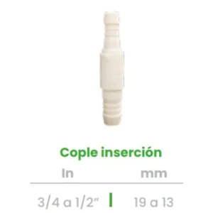 Cople o Niple de Inserción Conekta 3/4 a 1/2" - Reducción Compacta y Fiable - cp5 - Perfecto para Instalaciones Profesionales