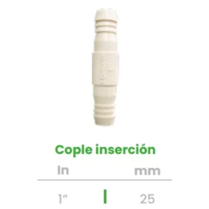 Cople o Niple de Inserción Conekta 1" - Construcción Resistente y Versátil - cp6 - Ideal para Proyectos Hidráulicos