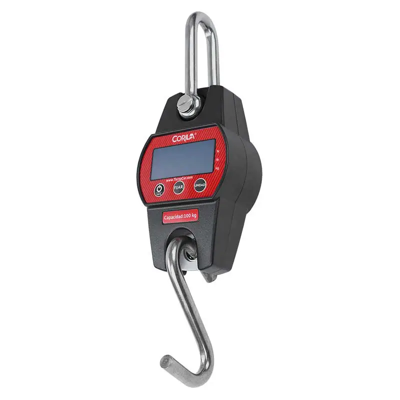 BASCULA DE 100KG DIGITAL C/GANCHO COLG.RUDO.CORIL