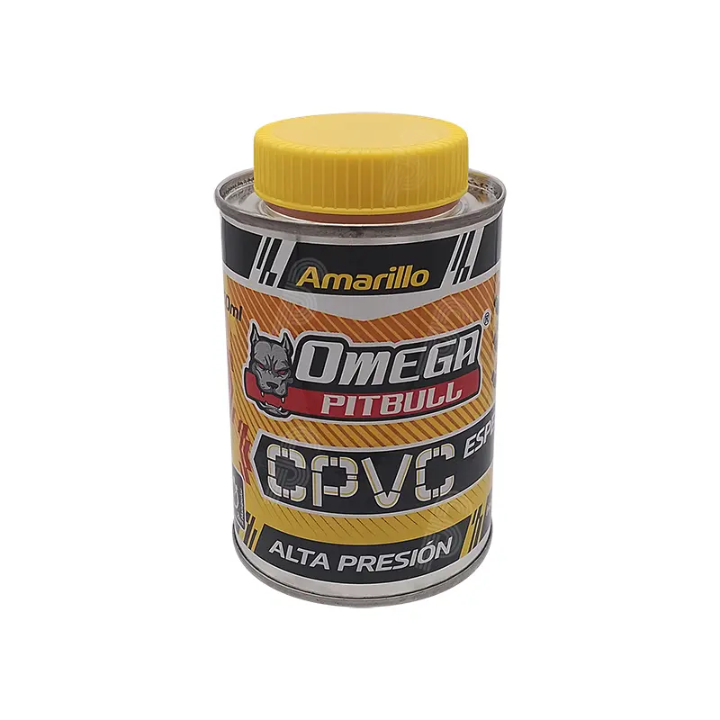 PEGAMENTO P/CPVC 250 ML BOTE AMARILLO OMEGA
