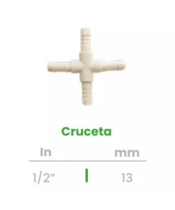 Cruceta Conekta 1/2" - Diseño Compacto y Resistente - cr1 - Perfecta para Instalaciones Residenciales