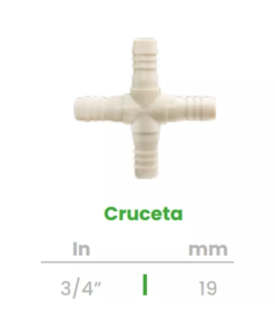 Cruceta Conekta 3/4" - Construcción Durable y Precisa - cr2 - Compatible con Sistemas Hidráulicos