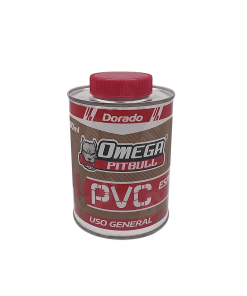 PEGAMENTO P/PVC 500 ML BOTE DORADO OMEGA
