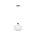 CANDIL COLGANTE ARQUITECTONICO SATINADO/CRISTAL