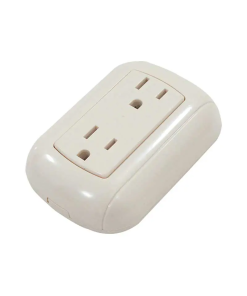 CONTACTO DUPLEX POLARIZ.C/PLACA MARFIL ITALIA BLIS