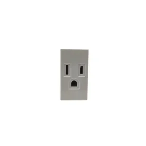 CONTACTO ELEGANCE BLANCO 3 MÓDULOS 125V~ 10A