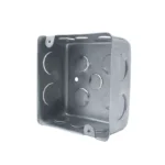 CAJA REGISTRO CUADRADA 1" GALVANIZADA