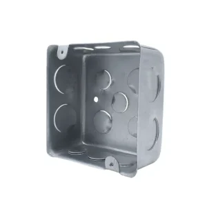 CAJA REGISTRO CUADRADA 1" GALVANIZADA