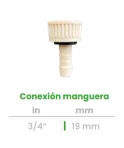 Conexión para Manguera Hembra Conekta 3/4" - Alta Fiabilidad y Precisión - cxm3 - Compatible con Instalaciones Comerciales