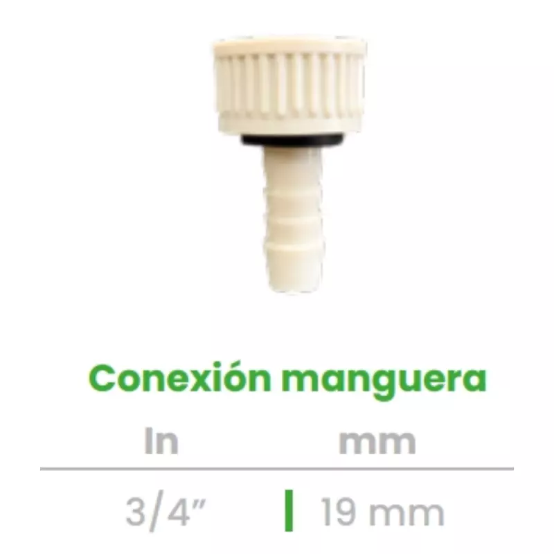 Conexión para Manguera Hembra Conekta 3/4" - Alta Fiabilidad y Precisión - cxm3 - Compatible con Instalaciones Comerciales
