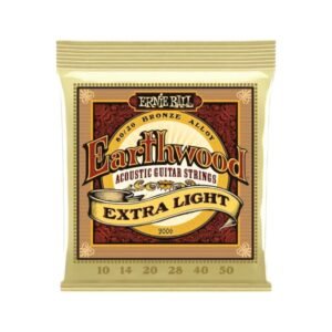 Cuerdas para Guitarra Electroacústica Ernie Ball Extra Light - Tono Brillante y Suavidad al Tacto