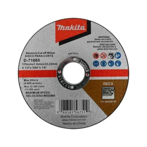 DISCO DE CORTE 4 1/2"  A.INOX    MAKITA