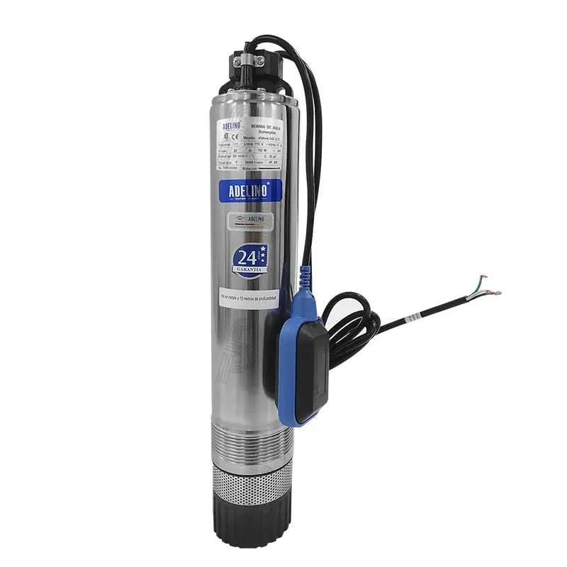 BOMBA SUMERG 1.00HP 4" 1F 127V C/FLOTADOR ADELINO