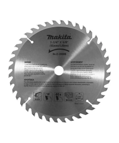 DISCO DE SIERRA  7-1/4" X 5/8" X 40T, EQUIV:D51356