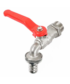 LLAVE DE JARDIN ESFERA 1/2" LATON C/PALANCA DICA