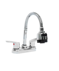 MEZCLADORA P/LAVABO 4" CUELLO FLEXIBLE DICA