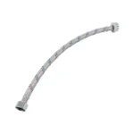 MANGUERA P/WC ALUMINIO TUERCA AC. INOX 35CM DICA