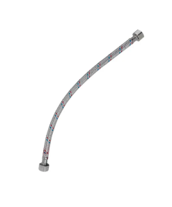 MANGUERA P/LAVABO ALUMINIO TUERCA AC INOX 40CM DIC