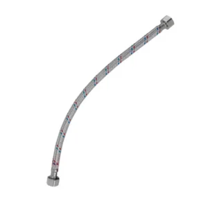 MANGUERA P/LAVABO ALUMINIO TUERCA AC INOX 40CM DIC