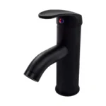 MONOMANDO P/LAVABO CORTO NEGRO MATE DICA