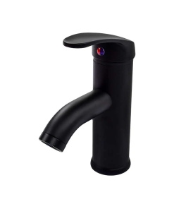 MONOMANDO P/LAVABO CORTO NEGRO MATE DICA