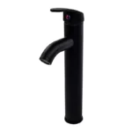 MONOMANDO P/LAVABO ALTO NEGRO MATE CUE/CORTO DICA