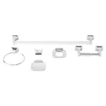 JGO. DE ACCESORIOS BAÑO 6 PZ CROMO DICA