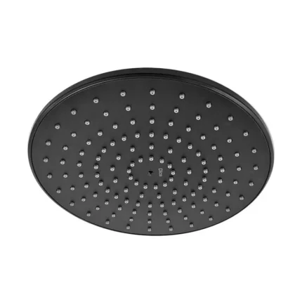 REGADERA S/BRAZO PLATO REDONDO 9" NEGRO MATE DICA