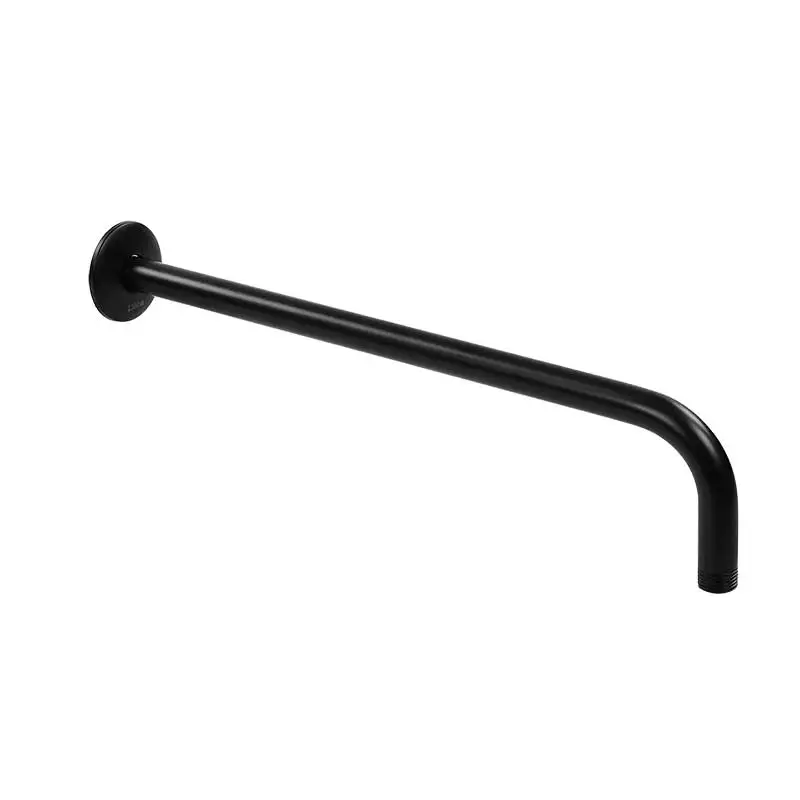 BRAZO LARGO CON CHAPETON P/REGADERA NEGRO MATE