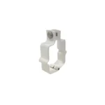 ABRAZADERA 2 1/4" BLANCA P/POSTE -1PZA