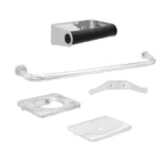 JGO. DE ACCESORIOS BAÑO 5 PZ CROMO DICA