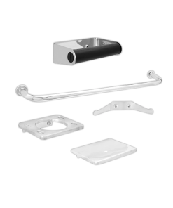 JGO. DE ACCESORIOS BAÑO 5 PZ CROMO DICA