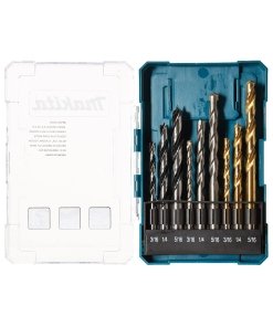 JUEGO DE  9 BROCAS P/MADERA-METAL