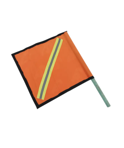 BANDEROLA DE SEÑAL DE LONA NARANJA