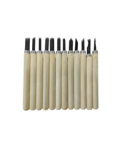 GURBIAS P/MADERA JGO 12 PZAS