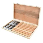 GURBIAS JUEGO DE 8 PIEZAS EN ESTUCHE DE MADERA EN