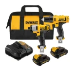 TALADRO Y LLAVE DE IMPAC.12V C/2BAT/CARG.