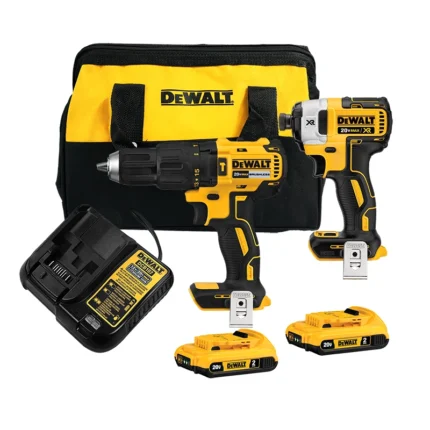 ROTOMARTILLO 1/2" Y LLAVE IMPACT.1/4" 20V /2BAT/CA