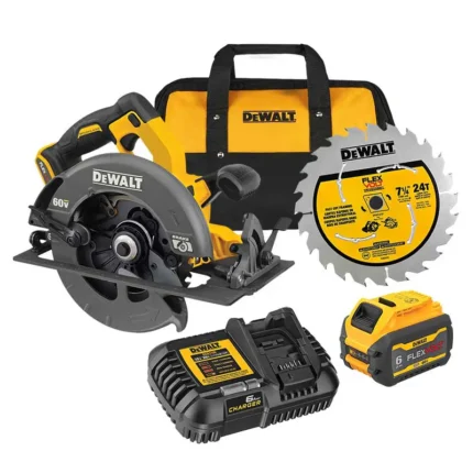 SIERRA CIRCULAR 7-1/4" 60V MAX INALA C/BAT/CAR/BOL