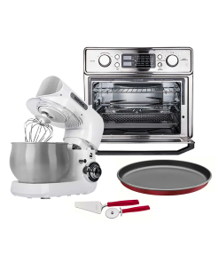 HORNO FREIDORA DE AIRE 25 L +BATIDORA+MOLDE PIZZA