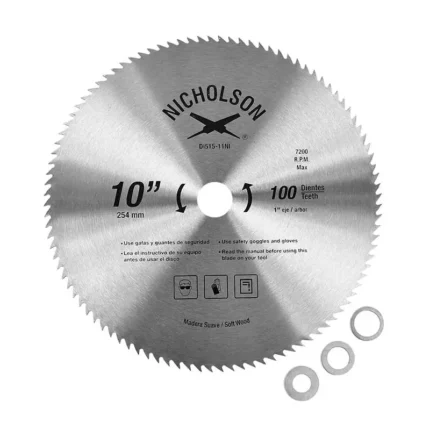 SIERRA CIRCULAR REGULAR 10” 100 D - 1" MADERA